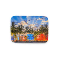 Tapis de bain à mémoire de forme (Miami sunset) Home Travel World Store