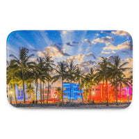 Tapis de bain à mémoire de forme (Miami sunset) Home Travel World Store