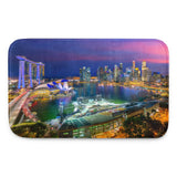 Tapis de bain à mémoire de forme (Singapour night) Home Travel World Store