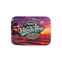 Tapis de bain à mémoire de forme (Wild wave surfing miami) Home Travel World Store