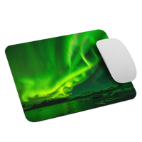Tapis de souris Aurore boréale verte Home Travel World Store