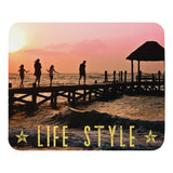 Tapis de souris Life style ( Famille et coucher de soleil ) Home Travel World Store