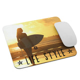 Tapis de souris Life style ( Surfeuse au coucher du soleil ) Home Travel World Store