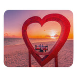 Tapis de souris (Romantic dinner on the beach at sunset) Home Travel World Store
