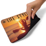 Tapis de souris relaxant yoga aux coucher de soleil Home Travel World Store