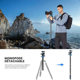 Trépied professionnels avec perche télescopique Home Travel World Store
