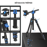 Trépied professionnels avec perche télescopique Home Travel World Store
