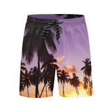 Short de plage hommes Hawaii Sunset Inkedjoy
