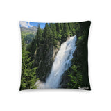 Coussin Autriche (Château de Hohensalzburg et chute de Krimml) Home Travel World Store