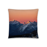 Coussin Autriche (village d'Oetz de nuit, Tyrol) Home Travel World Store