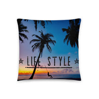 Coussin Life style ( Femme au coucher de soleil, Caraïbes ) Home Travel World Store