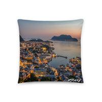 Coussin Norvège (Ville norvégienne d'Ålesund) Home Travel World Store