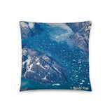 Coussin Pole Nord (Vue aérienne du pole nord) Home Travel World Store