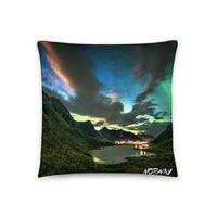 Coussin Norvège (Aurore boréale au coucher du soleil) Home Travel World Store