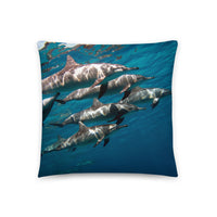 Coussin premium (Dauphins) Home Travel World Store