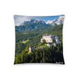 Coussin Autriche (Château de Hohensalzburg et chute de Krimml) Home Travel World Store