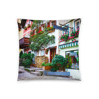 Coussin Autriche (Village autrichien en bord de lac) Home Travel World Store