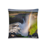 Coussin Island (Gullfoss Waterfall et rue arc-en-ciel a Seyðisfjörður) Home Travel World Store