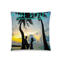 Coussin Life Style ( Couple au caraïbes ) Home Travel World Store