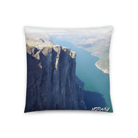 Coussin Norvège (Fjord norvégien et Aurore Boréale) Home Travel World Store