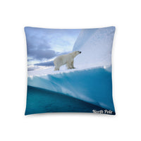 Coussin Pole Nord (Ours blanc polaire) Home Travel World Store