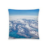 Coussin Pole Nord (Vue aérienne du pole nord) Home Travel World Store