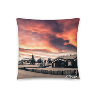 Coussin Norvège (Aurore boréale au coucher du soleil) Home Travel World Store