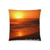 Coussin prémium ( Ciel de feu, Sri Lanka ) FR Home Travel World Store