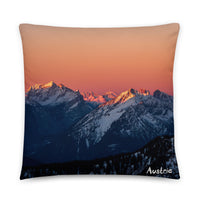 Coussin Autriche (village d'Oetz de nuit, Tyrol) Home Travel World Store
