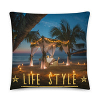 Coussin Life Style ( Couple au caraïbes ) Home Travel World Store