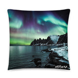 Coussin Norvège (Fjord norvégien et Aurore Boréale) Home Travel World Store