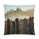 Coussin premium (Surfer Rio de Janeiro) Home Travel World Store