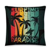 Coussin premium (Surfing paradise) Home Travel World Store
