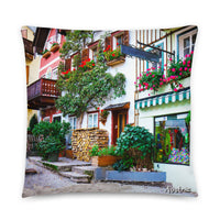 Coussin Autriche (Village autrichien en bord de lac) Home Travel World Store