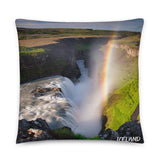 Coussin Island (Gullfoss Waterfall et rue arc-en-ciel a Seyðisfjörður) Home Travel World Store