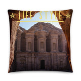 Coussin Life style ( Temple D'Abu Simbel ) Home Travel World Store