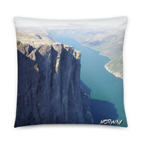 Coussin Norvège (Fjord norvégien et Aurore Boréale) Home Travel World Store