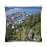 Coussin Norvège (Ville norvégienne d'Ålesund) Home Travel World Store
