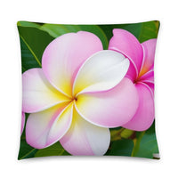 Coussin premium ( Nature, Fleur de Tiaré ) Home Travel World Store