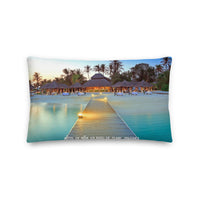 Coussin premium ( Hôtel de rêve aux Maldives ) FR Home Travel World Store