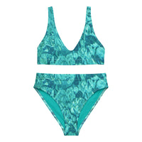 Maillot de bain éco-responsable taille haute (Water) Home Travel World Store