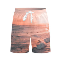 Short de plage hommes (Surfer Sunset) Inkedjoy