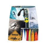 Short de plage hommes Surfer Australie Inkedjoy
