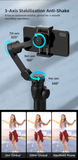 Stabilisateur à cardan 3 axes portable, avec suivi intelligent (AI) Home Travel World Store