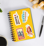 Kit Autocollants Tampon de voyage ( Home Travel ) Home Travel World Store