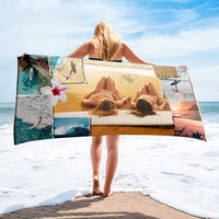 Serviette premium (Surfeuse trip) Home Travel World Store