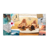 Serviette premium (Surfeuse trip) Home Travel World Store