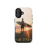 Coque iPhone® Life Style (Surfer Sunset) Home Travel World Store