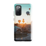 Coque Samsung® (Mongolfer at sunset) Home Travel World Store