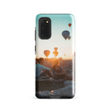 Coque Samsung® (Mongolfer at sunset) Home Travel World Store
